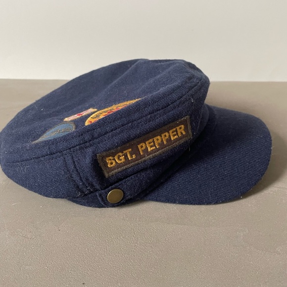 Junk Food Clothing Other - Beatles Sgt. Pepper Navy Blue Twill Patch Fisherman Cap - Kids - one size
